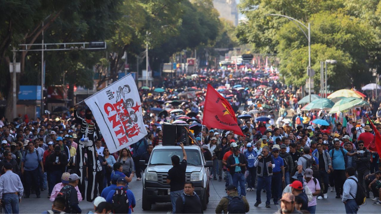 Paro nacional de 48 horas de la CNTE arranca el jueves