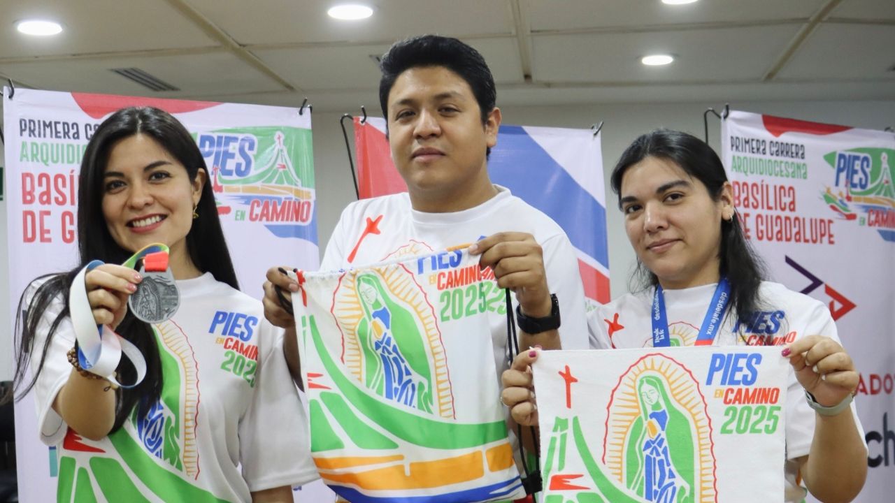 La Arquidiócesis Primada de México, la Insigne y Nacional Basílica de Guadalupe y Desde la fe anunciaron la realización de la Primera Carrera Arquidiocesana Jubilar "Pies en Camino".