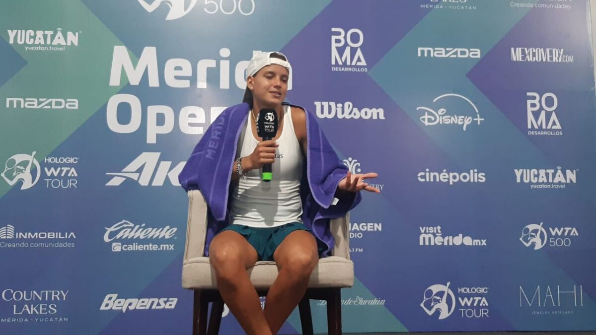 Emiliana Arango definirá el Mérida Open este domingo ante Emma Navarro, luego de vencer a Daria Seville en el partido de semifinales.