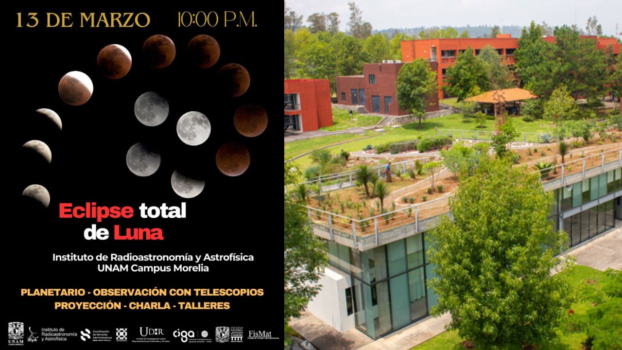 Talleres que harbá en la UNAM Morelia sobre Luna roja