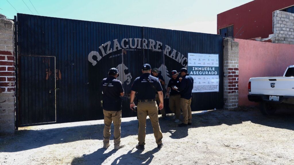 Colectivos de búsqueda rompen cerco e ingresan al Rancho Izaguirre en Teuchitlán