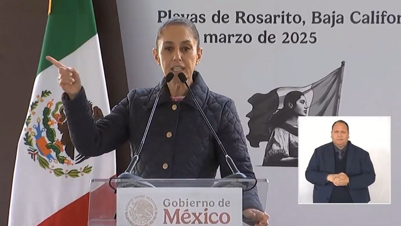 Claudia Sheinbaum desde Rosarito, Baja California