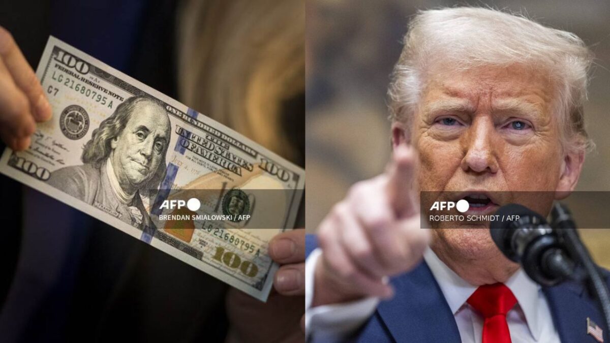 Proponen que Donal Trump aparezca en el billete de 100 dólares en Estados Unidos.