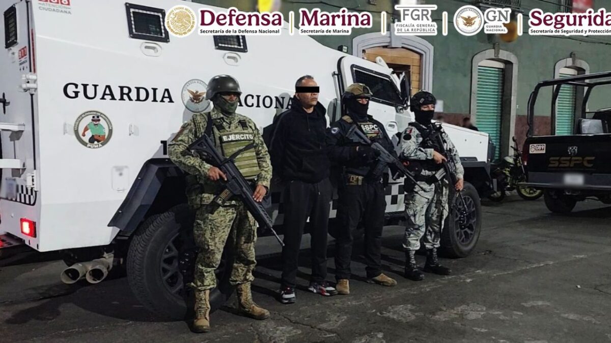 En CDMX cae El Lastra, presunto reclutador del CJNG