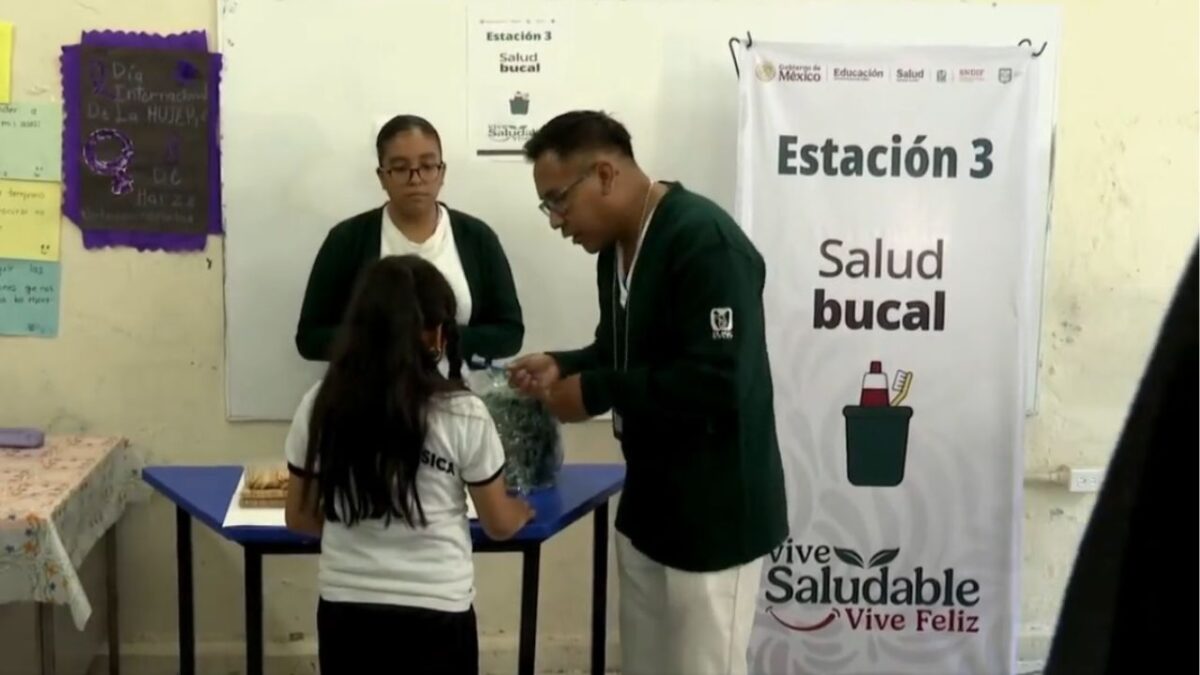 De acuerdo con Brugada, las escuelas públicas de la Ciudad de México sumarán esfuerzos a la estrategia federal “Vive Saludable, Vive Feliz”.