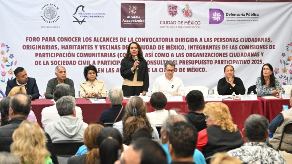 Foros ciudadanos fortalecen el Presupuesto Participativo en Azcapotzalco. Noticias en tiempo real