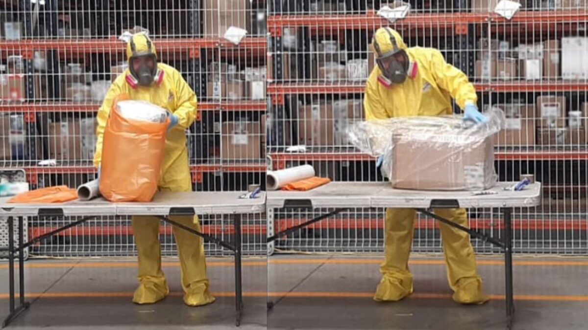 26 kilos de fentanilo en una empresa de paquetería en Querétaro