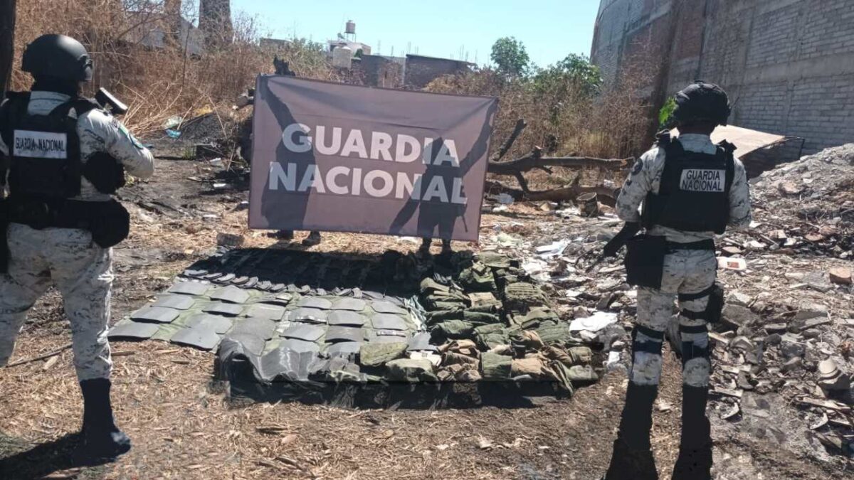 Lo confiscado por la Guardia Nacional fue puesto a disposición del Ministerio Público.