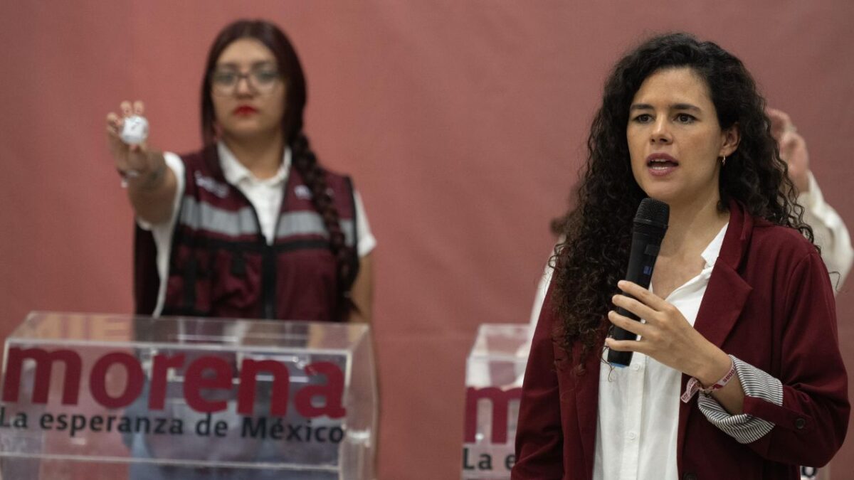 Luisa María Alcalde, presidenta nacional de Morena, dijo que la insaculación es el proceso más democrático para elegir a sus candidatos en Veracruz.