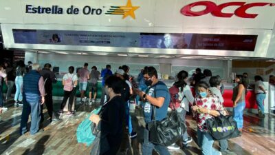 Los partidos Morena y MC buscan crear registro de pasajeros en centrales de autobuses.