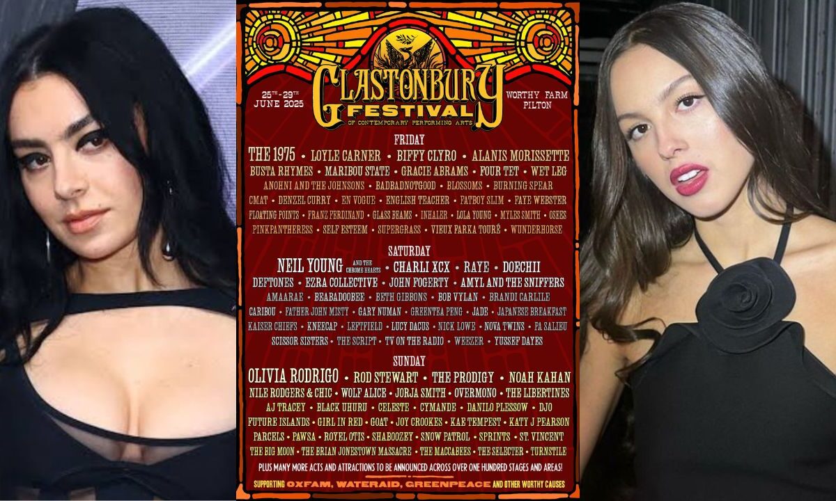 Olivia Rodrigo y Charli XCX encabezan el cartel de Glastonbury 2025