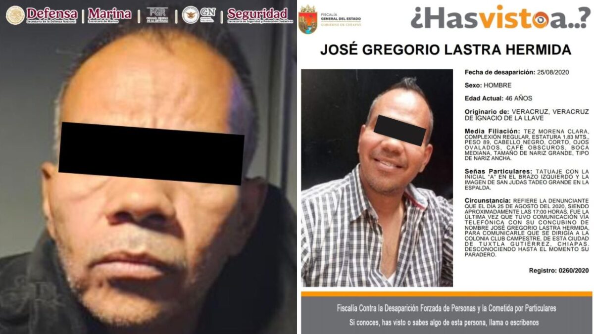 José Gregorio, alias Lastra, presunto líder reclutador del CJNG, fue reportado como desaparecido en 2020 en el estado de Veracruz.