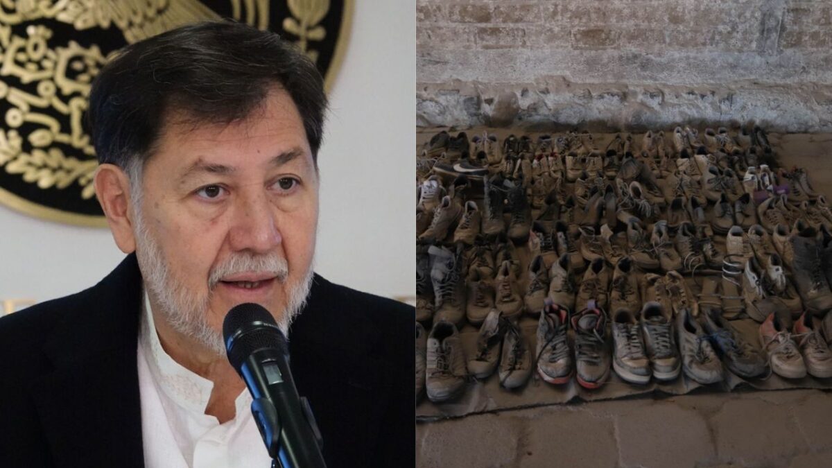 Fernández Noroña cuestionó la veracidad del caso Teuchitlán; "hay 200 zapatos ahí. Sí, pero quién dice que esos zapatos son de personas desaparecidas".
