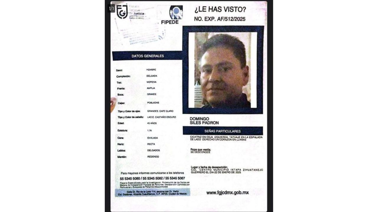 Reportan a turista, y taxista, de la Ciudad de México desaparecido en Zihuatanejo.