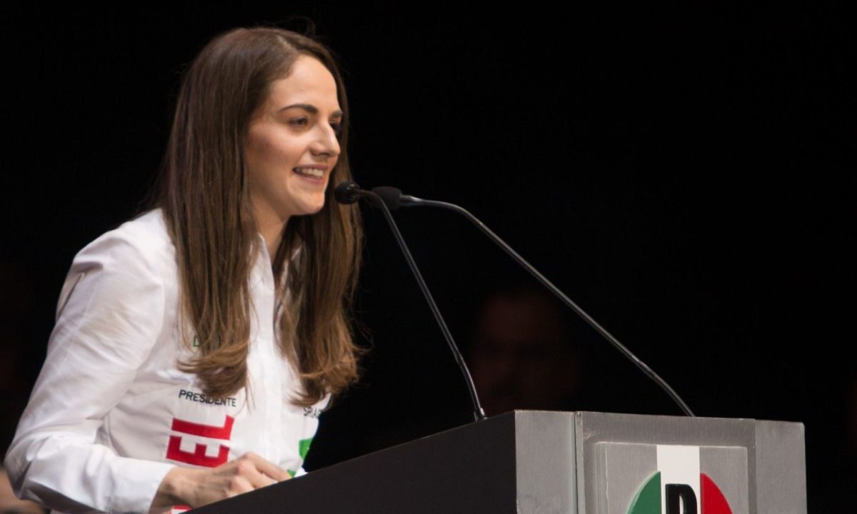 Tania Larios, coordinadora del PRI.