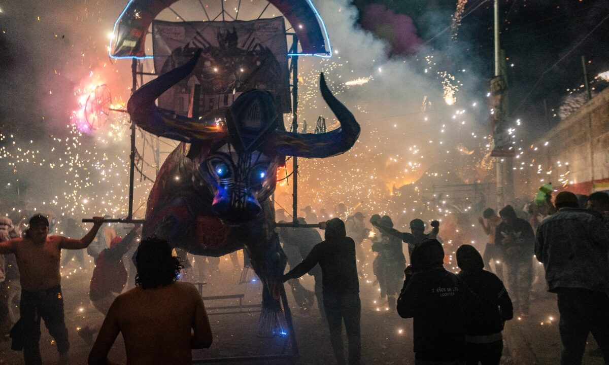 La fiesta de los Toros Monumentales en Tultepec