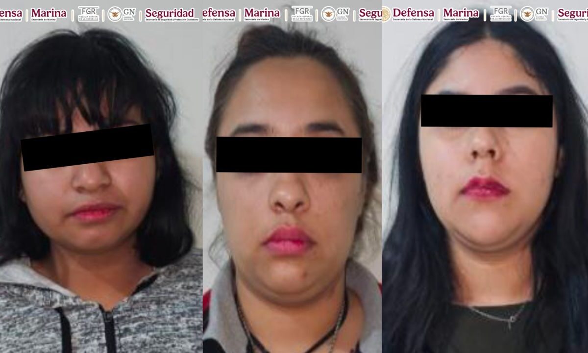 Tras cuatro cateos en dos municipios de Sinaloa quedaron detenidas tres mujeres en posesión de drogas y armas.