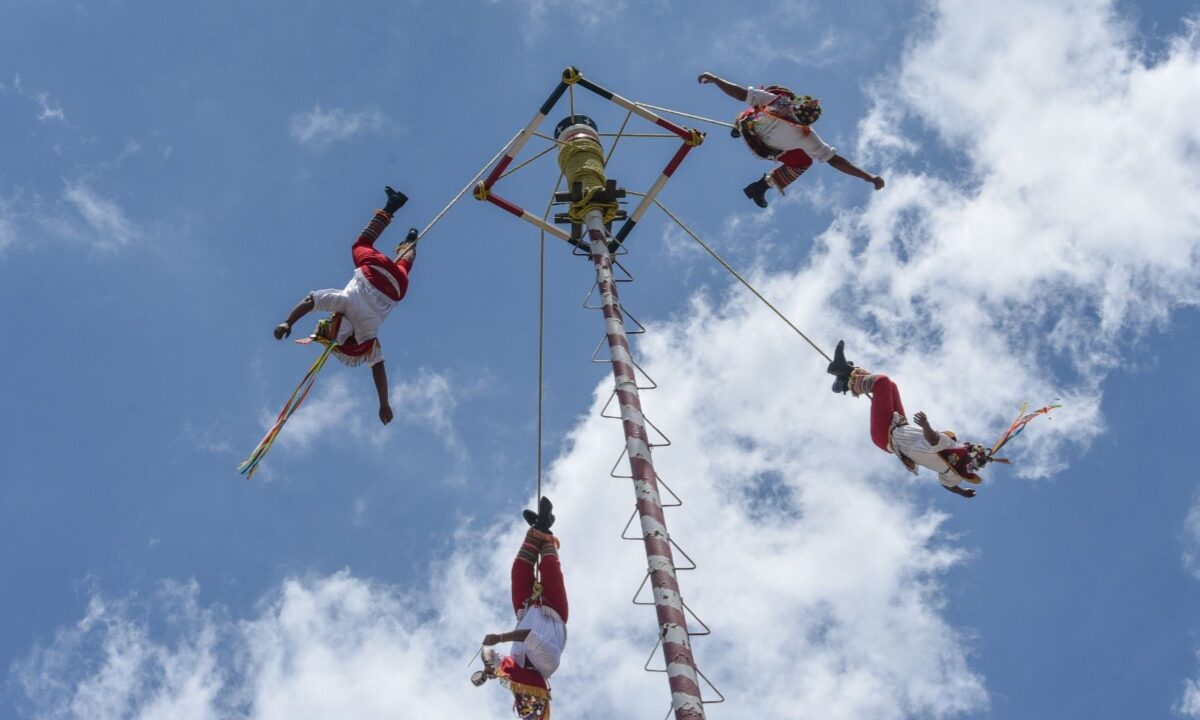 Accidente en titual de Voladores de Papantla