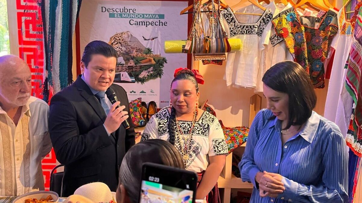 El pabellón “Descubre el Mundo Maya” reúne una muestra significativa de la riqueza cultural, artesanal y turística