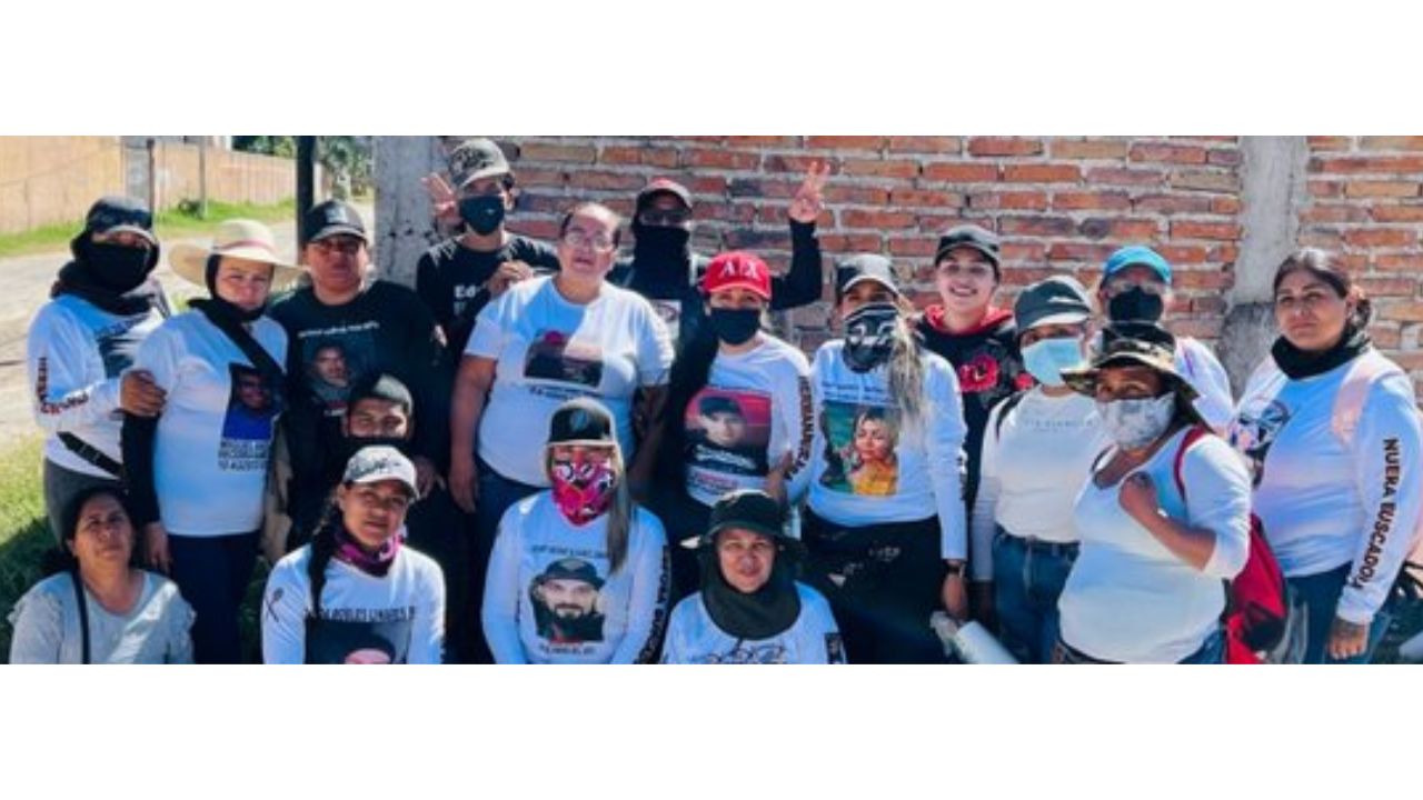 Integrantes del colectivo Guerreros Buscadores de Jalisco