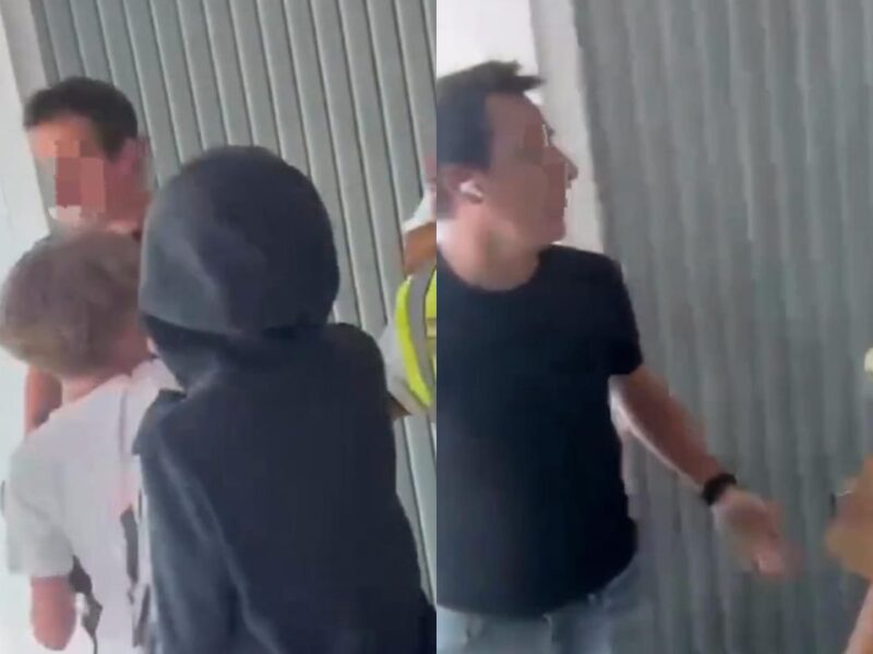 Hombre golpea a trabajador de Viva Aerobús; hijos piden que pare