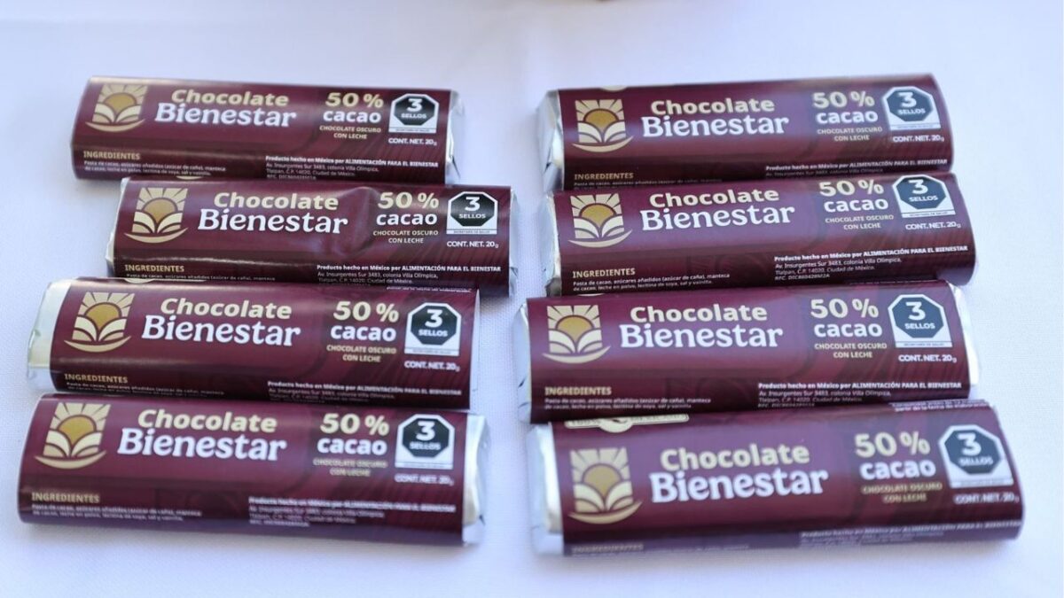 No al consumo de azúcar en escuelas, si en los Chocolates Bienestar