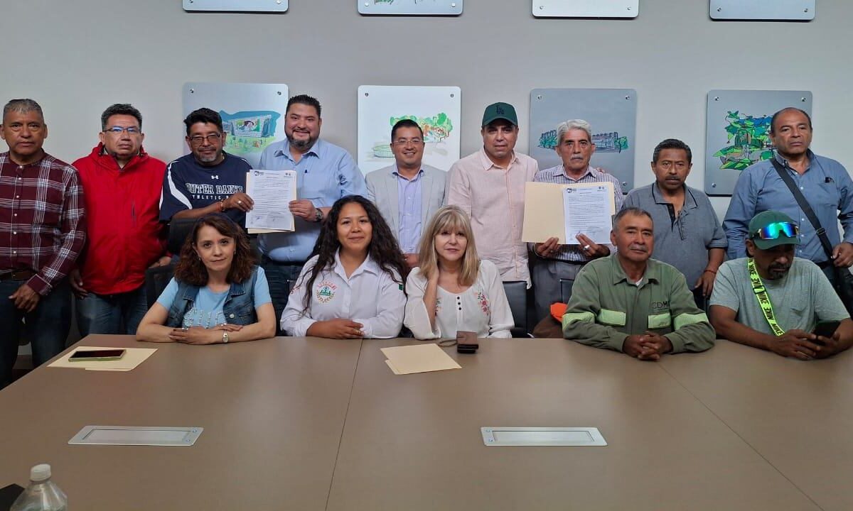 La Alcaldía Benito Juárez y los trabajadores de la Sección 6 alcanzaron un acuerdo para el mejoramiento de áreas verdes.