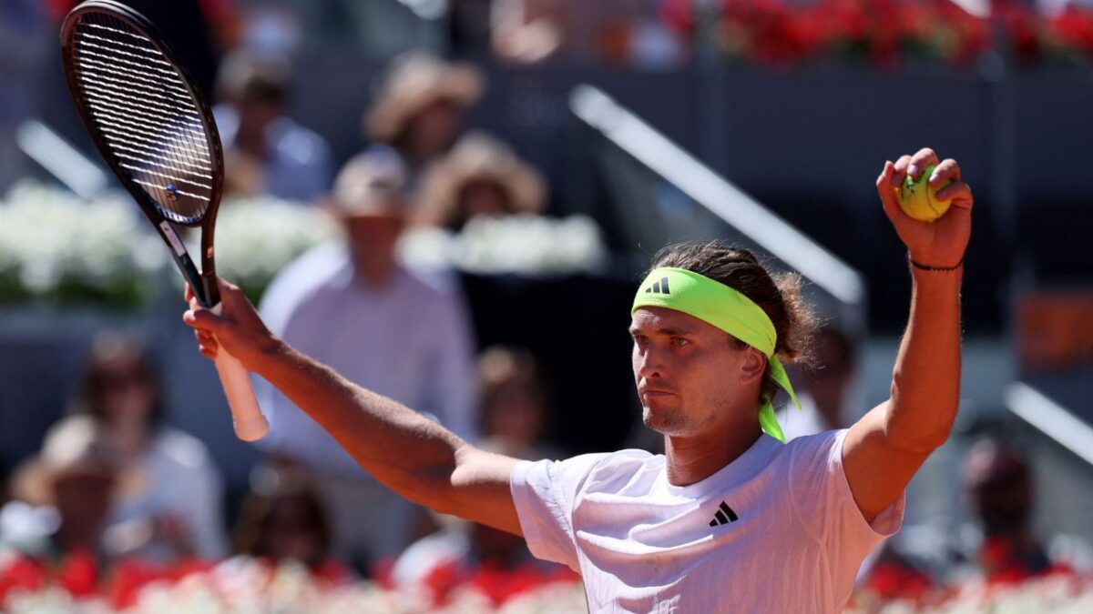  Alexander Zverev iniciará el martes la semana de definición en España como amplio favorito para conquistar el Masters 1000 ibérico