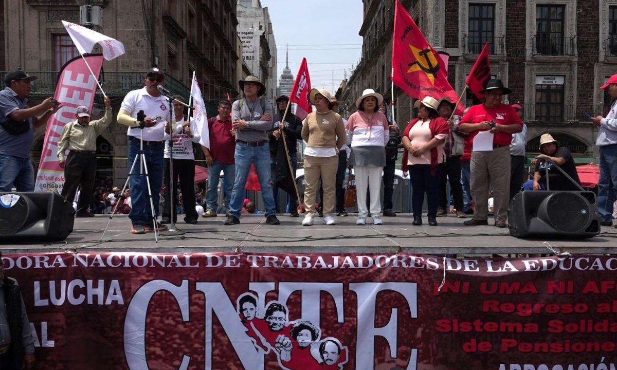 CNTE, marcha