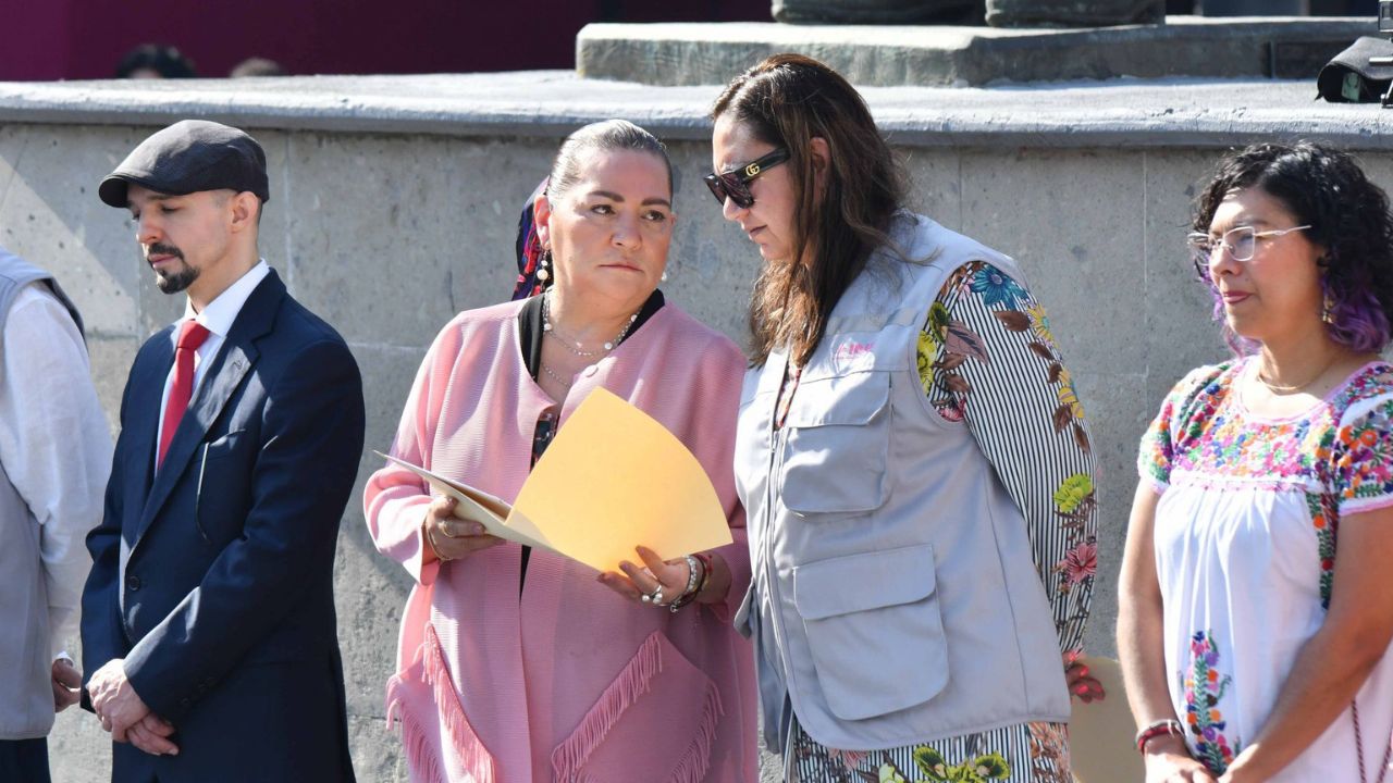 Guadalupe Taddei del INE durante la segunda etapa de capacitación de funcionarios para la elección judicial 