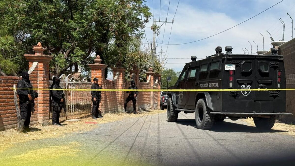 Aseguran otro rancho en Teocaltiche, Jalisco, predio que era utilizado por el crimen organizado.