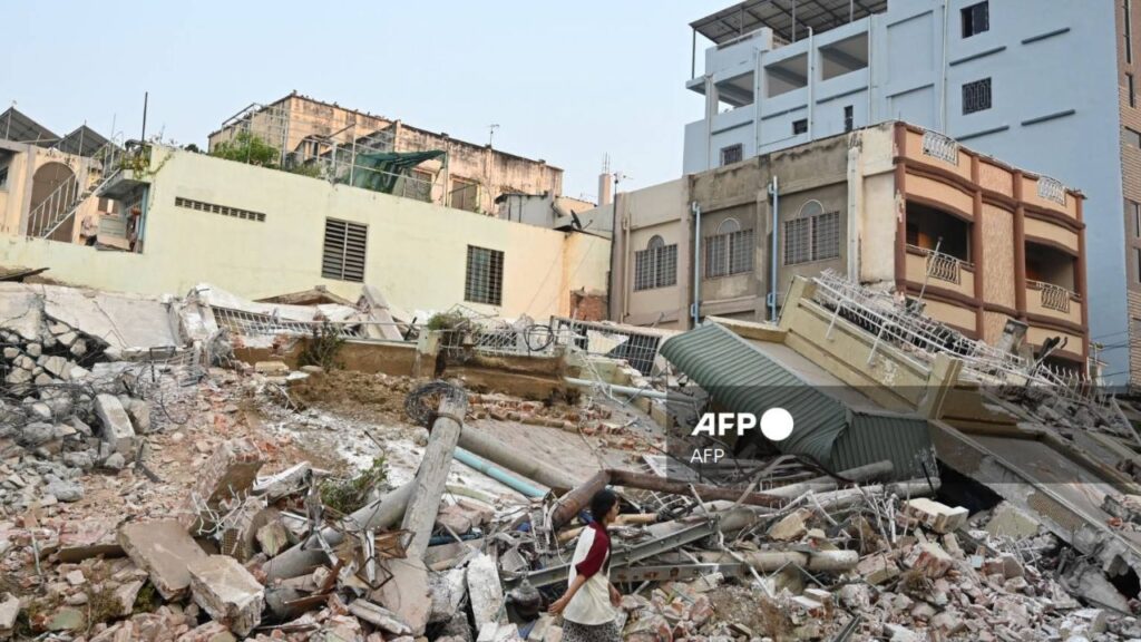 Asciende a 2,719 los muertos por terremoto en Birmania. Noticias en tiempo real