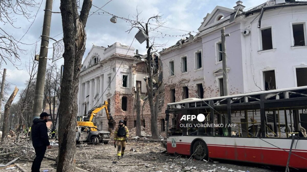 Un bombardeo ruso se hizo presente en plena celebración de Domingo de Ramos en Ucrania