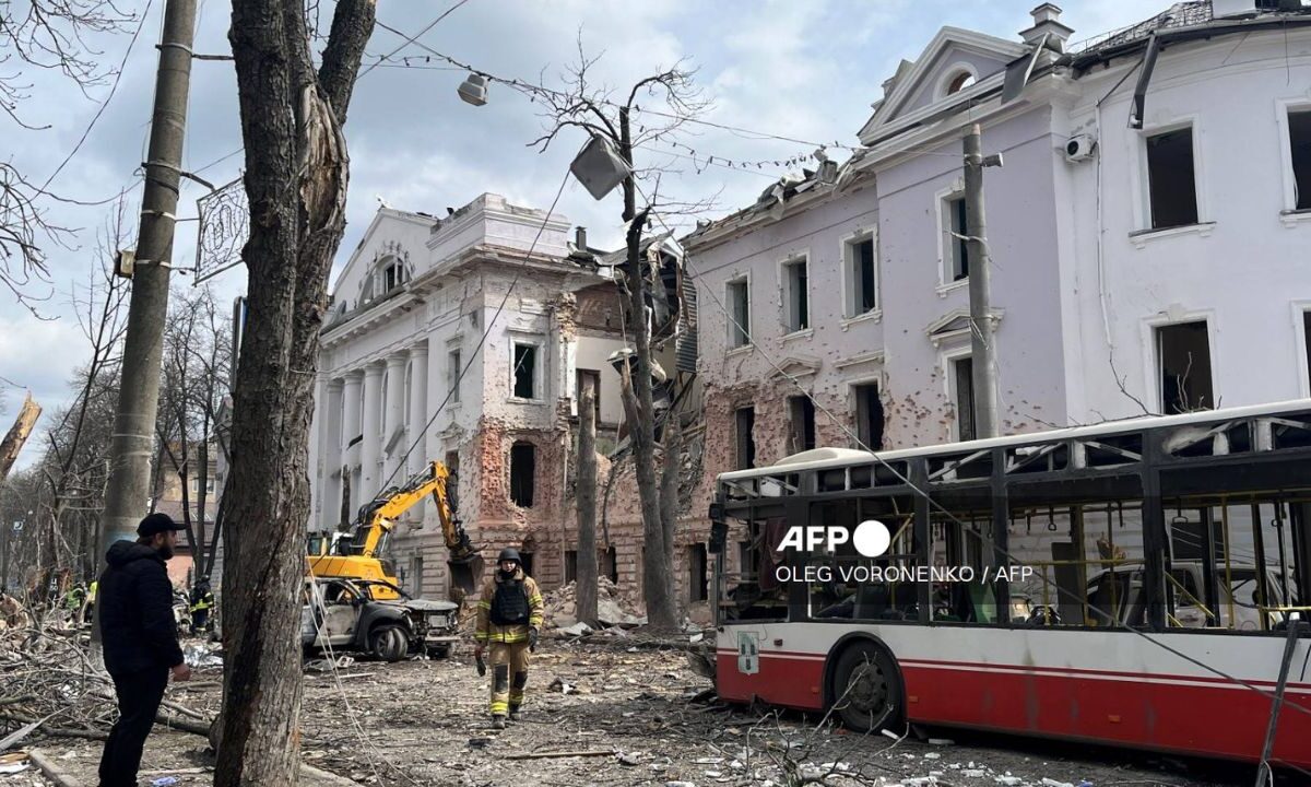 Un bombardeo ruso se hizo presente en plena celebración de Domingo de Ramos en Ucrania