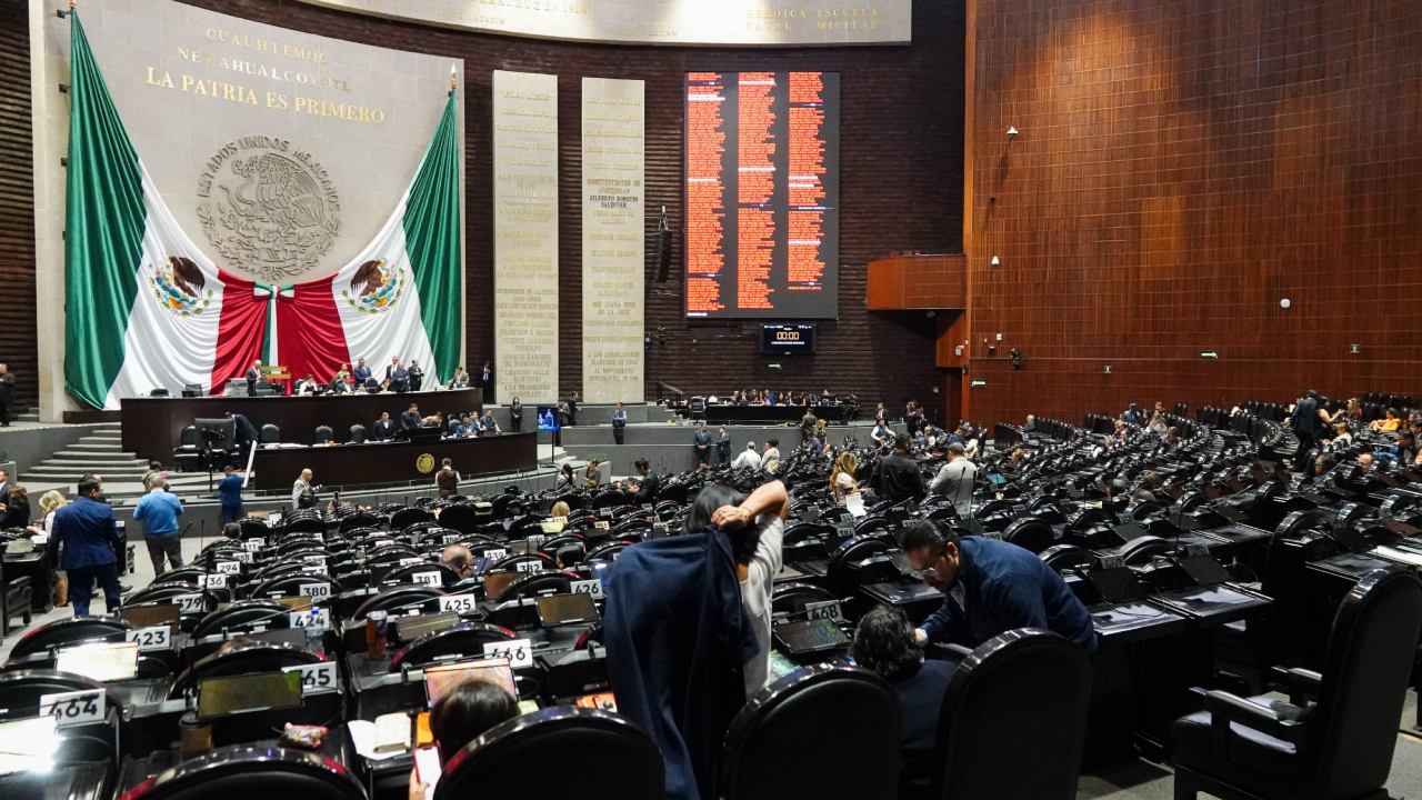 El Pleno de la Cámara de Diputados aprobó el Plan Nacional de Desarrollo.