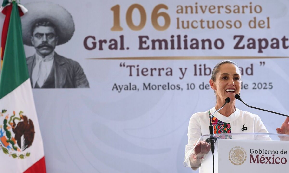 Sheinbaum resalta papel de la mujer en la Revolución y tenencia de la tierra