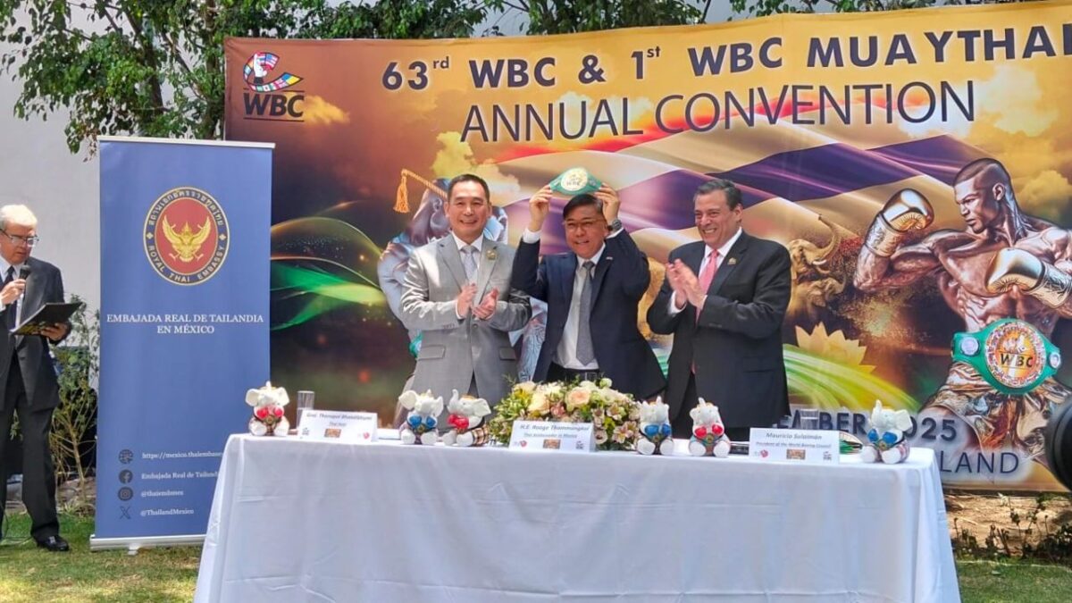 El Consejo Mundial de Boxeo (CMB) celebrará su convención de 2025 en Tailandia.
