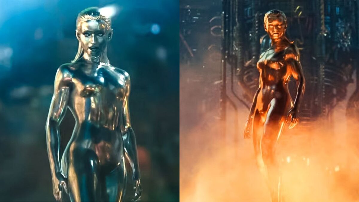 Dan primer vistazo a Silver Surfer en "The Fantastic Four: First Steps"