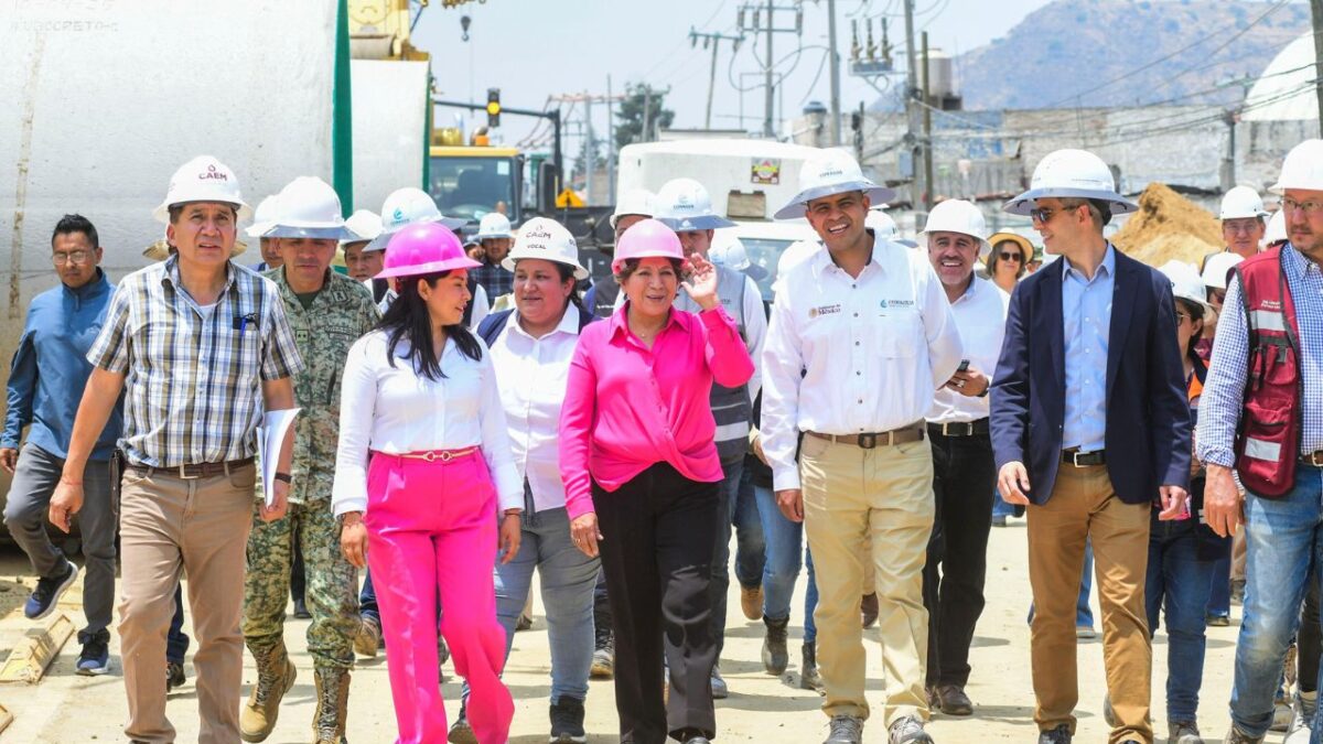 Delfina Gómez en el municipio de Chalco