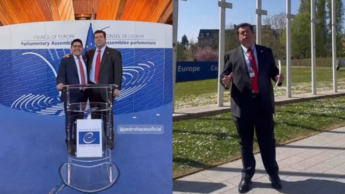 Pedro Haces Barba, diputado morenista, viajó a Estrasburgo, Francia.