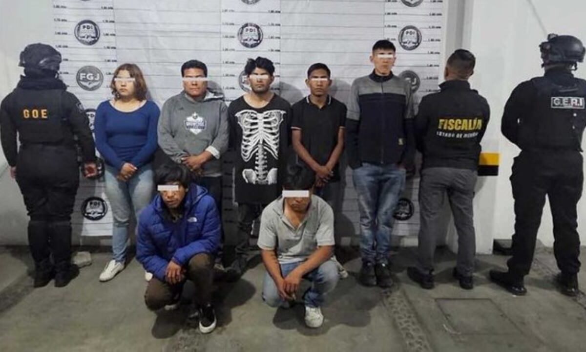 Las 18 personas detenidas, presuntamente están vinculadas a la organización criminal "Los Pizzeros".