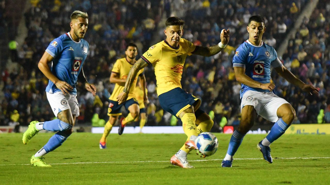 juego de ida entre américa y Cruz Azul