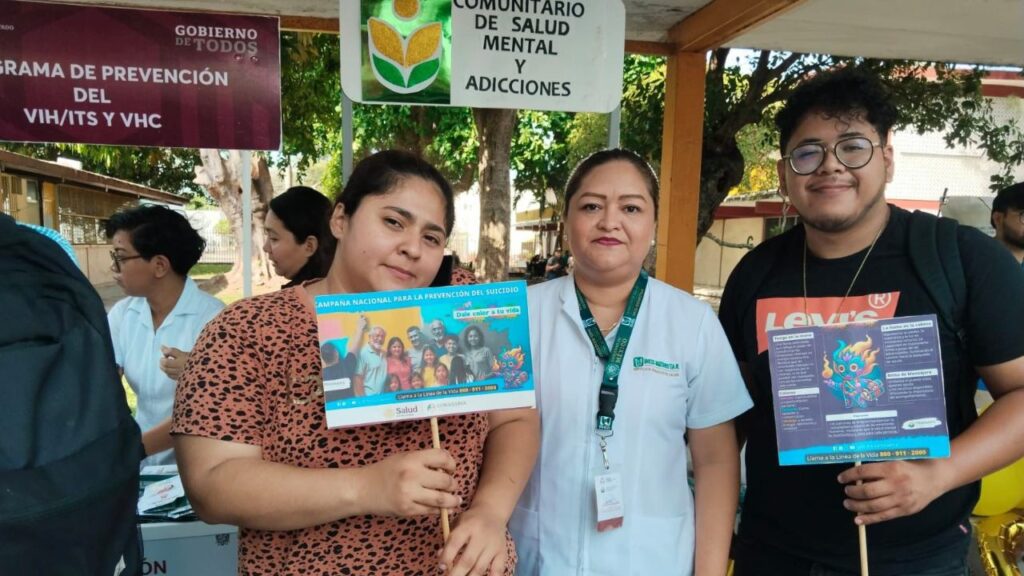 Esta actividad que se realizó en el marco de la campaña nacional de Prevención del Suicidio “Dale Color a tu Vida”
