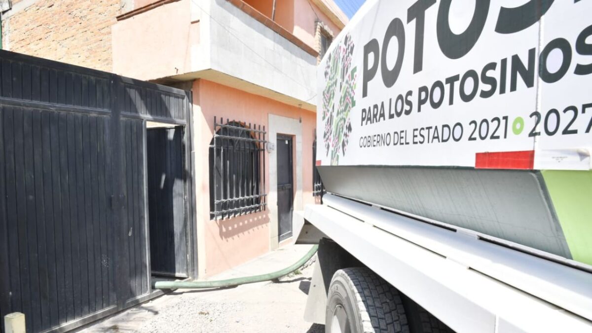 A través de la Comisión Estatal del Agua, el gobierno de San Luis Potosí fortalece la dotación de agua potable en la zona metropolitana.