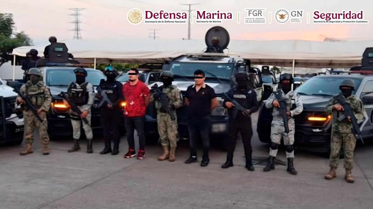 En Tabasco, Fuerzas Federales detuvieron a "La Geisha", lugarteniente del CJNG en la entidad.