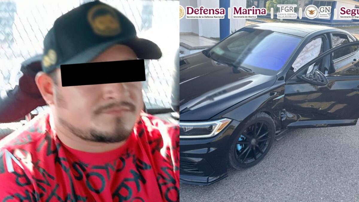En Tabasco, Fuerzas Federales detuvieron a "La Geisha", lugarteniente del CJNG en la entidad.