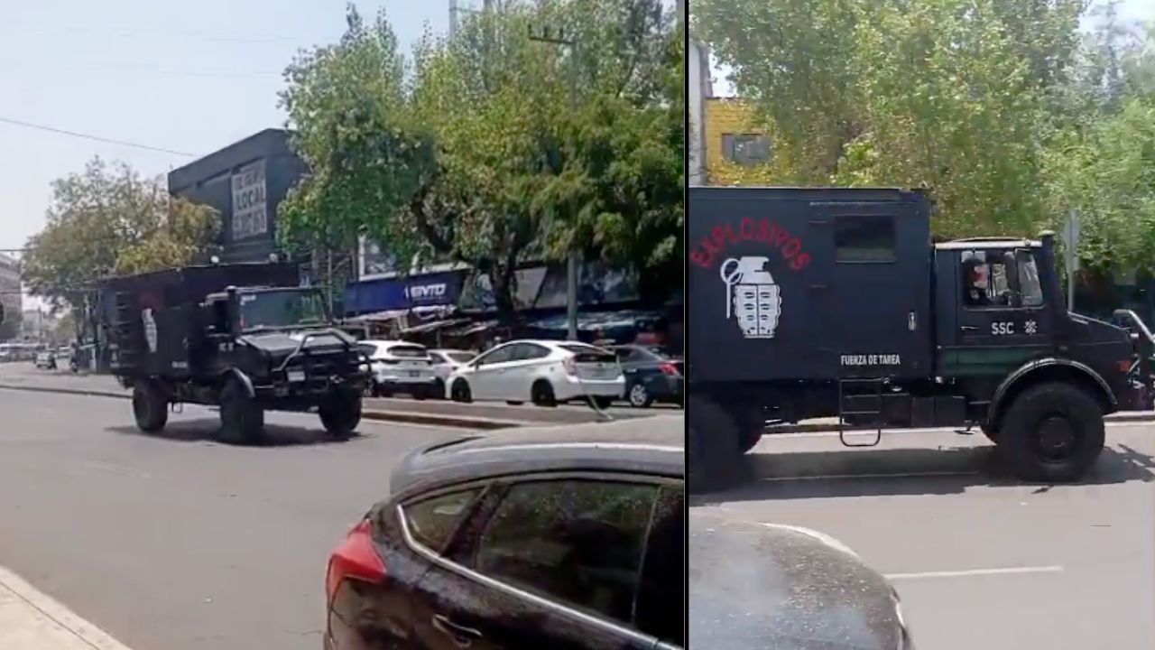Elementos de la SSC retiraron dos granadas halladas en la colonia Torre Blanca en Miguel Hidalgo, los artefactos no tenían carga explosiva.