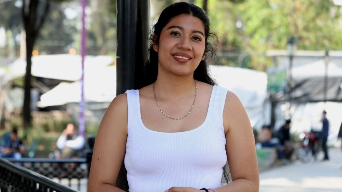 La joven de 22 años comentó que estar en la nueva edición de la Pasión de Cristo le ha permitido refrendar sus valores.