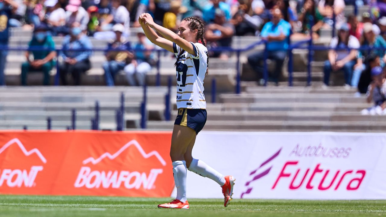 Silvana Flores, jugadora de Pumas Femenil