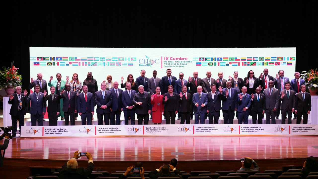 mandatarios en la cumbre de la CELAC